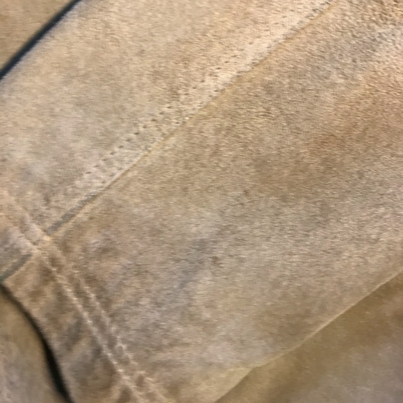 Calvin Klein Suede Leather Jacket Size Medium - Picture 4 of 8